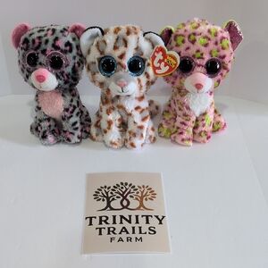 TY Beanie Boo "I Am Seeing Spots" Trio
